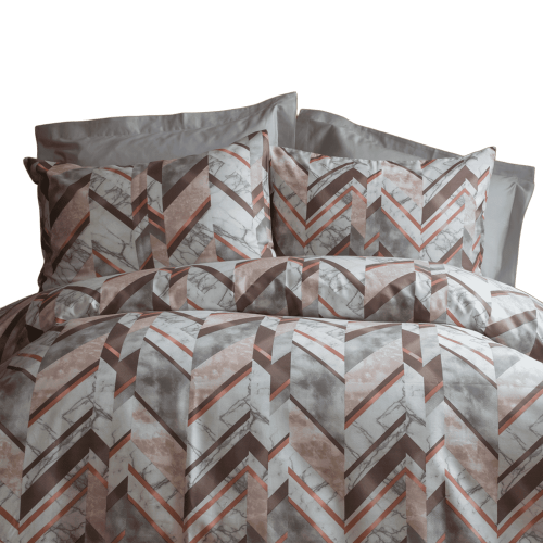 Obliečky z bavlneného saténu CARRERA 140x200 / 70x90 cm.